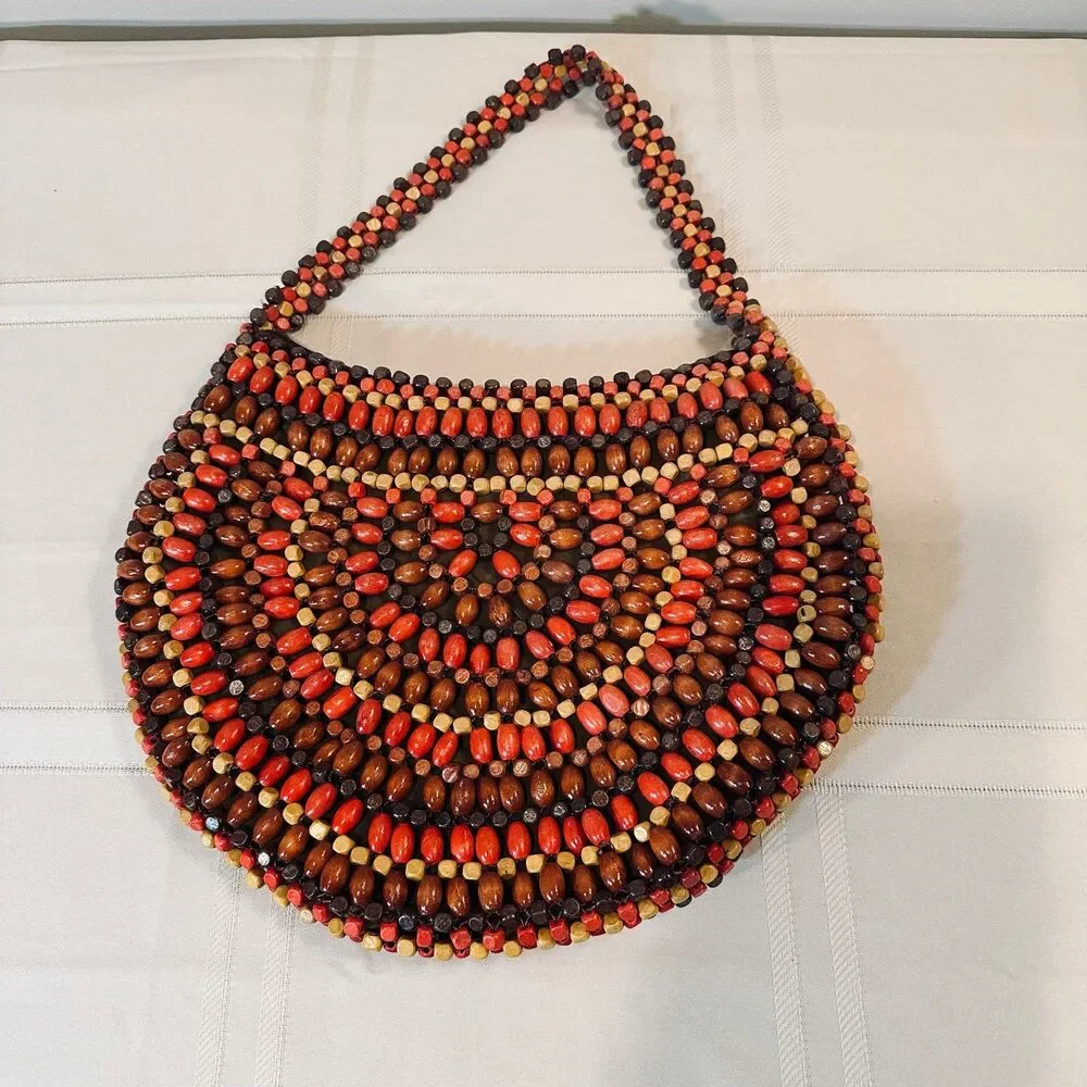 Beaded Shoulder Bag NWOT